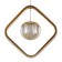 BayerLux 2686/2GD LED 20W 3000-6000K gold 30x30 cm