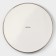 Porcelain plate with a magistro "Cerera" side, d = 25.5 cm, brown color
