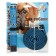 Kapon zoonik set, collar 37-51 x 2.5 cm and leash 2 m mix of flowers