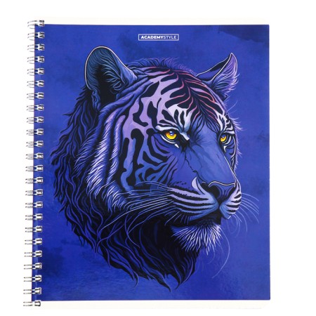 A notebook of 60 sheets in a cage on the crest "Violet Beasts", the cover coated cardboard, Uf-lak, mix-5