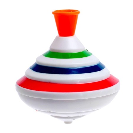 Yula "Musical" with sound and light effects, works from batteries, D = 13 cm-7