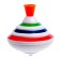 Yula "Musical" with sound and light effects, works from batteries, D = 13 cm