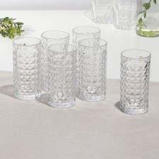A set of glasses, glass, d = 7 cm, h = 13.5 cm, 300 ml, 6 pcs