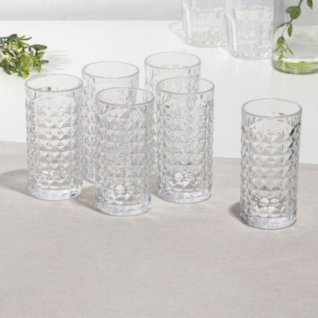 A set of glasses, glass, d = 7 cm, h = 13.5 cm, 300 ml, 6 pcs