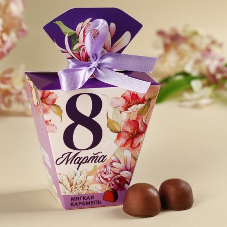 Confles "March 8" in a box-fool, 60 g