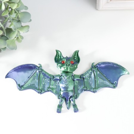Souvenir-Antistress "Bat Bartog Mouse" 23.5x11.5x3.8 cm, green