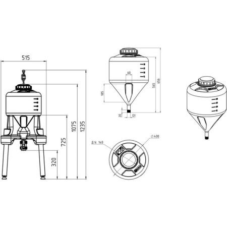 CCT capacity, 35 l, premium, white-2