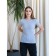 Female T -shirt, size 48, color gray melange
