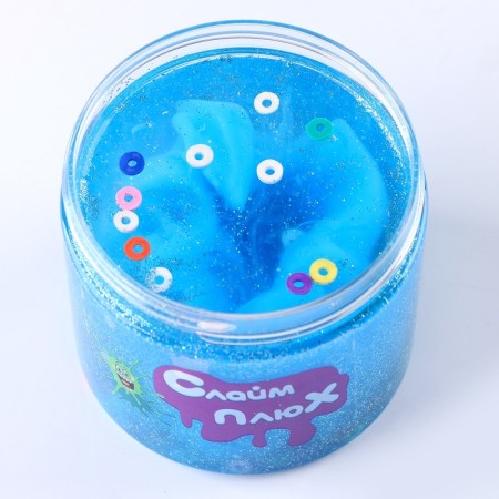 Slime Plus "Sea", with sparkles and balls, assorted-1
