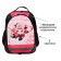 School backpack, 37 x 27 x 16 cm, ergonomic back, calligrata b "Sakura"