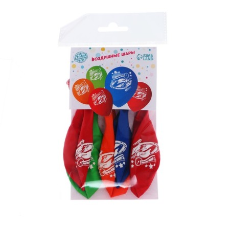 Shar Latex 12 "Happy Birthday. Cars "1 tbsp., 5 pcs.-2