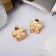 Hair crab "Liberty" (set 2 pcs) Flower, 1.5 cm, gold