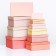 A set of rectangular boxes 10 in 1, "cream" 30 x 20 x 13 - 12 x 6.5 x 4 cm
