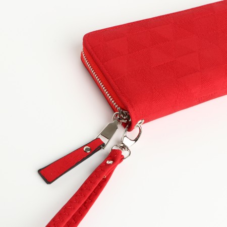 Women's wallet with lightning, red color-2