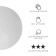 A set of balls for table tennis Boshika, D = 40 mm, 3 stars, 3 pcs., White color