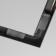 Corner power connector for the built-in track system Technical Tra084CPC-B-12, 16.3x2.5x2 cm, black color is black