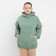 Huds with a hood was laid down, olive color, size 50
