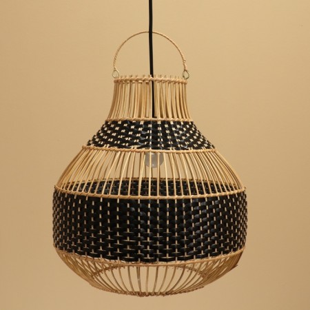 Ceiling Lamp from Rotan "VAY" 1x120W, E27, 40x40x43cm-2