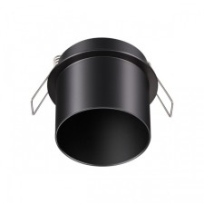Lamp built -in Novotech. Butt, 50W, GU10, 58x68x68 mm, black color