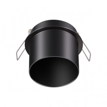 Lamp built -in Novotech. Butt, 50W, GU10, 58x68x68 mm, black color