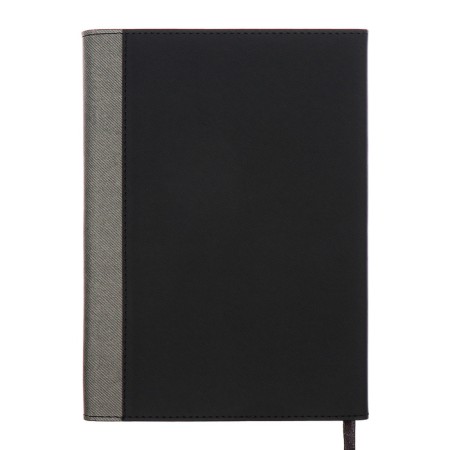 Organizer A5, 140 sheets, cage, cover of the leatherette "style", black-12