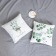 Decorative pillowcase "Ethel" Eucalyptus (view 1), 48 x 48 cm, 100% cotton