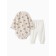 A set for a newborn (body/pants) "lion", milk color, height 62 cm
