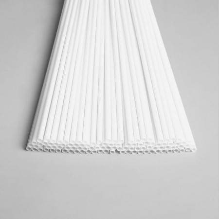 A tube for balls, flags and sugar wool, 41 cm, d = 6 mm, white color-2