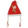 New Year's cap "Santa Claus" with pigtails, 40x27 cm, mix