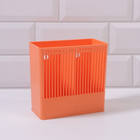 Organizer for storage "Classic", hinged, 2 sections, with an adhesive base, 14.5 × 14.5 × 7.5 cm, color mix-5