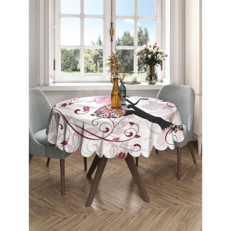 The tablecloth “thoughtful fairy”, round, Saten, d = 150 cm-2