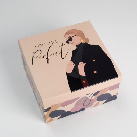 Gift box, packaging, "Girl", 22 x 22 x 12 cm