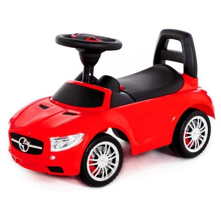 Supercar roller skate car No. 1 with a sound signal, red color