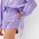 Female set (blouse, shorts) minku: casual collection lilac color, size 44