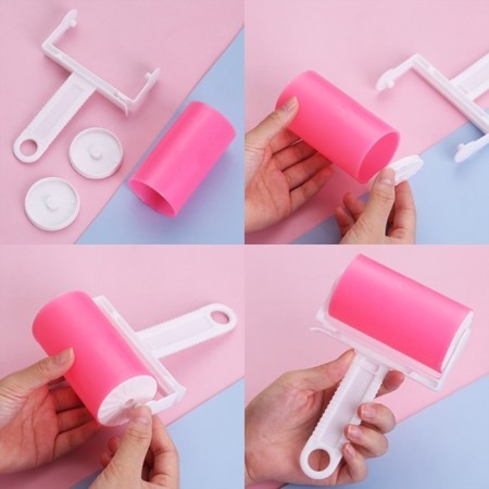 A video for cleaning clothes in a silicone case, 17 × 11 × 6 cm, pink color-1