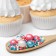 Sprinking confectionery "pearls", turquoise, red, silver, 50 g