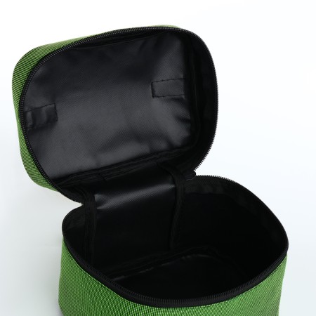 Lightning cosmetic bag, green color-2