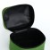 Lightning cosmetic bag, green color