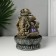 The desktop fountain from the network, the backlight "Ganesha - Mudra Abhai" Gray 20.5x20.5x26.5 cm