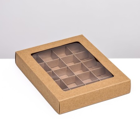 Folding box under 20 sweets, craft, 17.7 x 22 x 3.5 cm-1