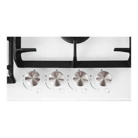 Hon surface Nordfrost HM 6042 W, gas, 4 burners, white-3