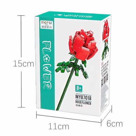 Designer Flowers "Red Rose", 112 details-3