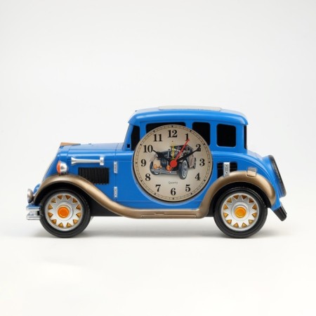 Clock - desktop an alarm clock, discrete move, d -7.5 cm, 12 x 24.5 cm, aa