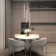 DK4303-WH suspended lamp with built-in LED Glingor, IP20, 5W, 3000K, White, aluminum