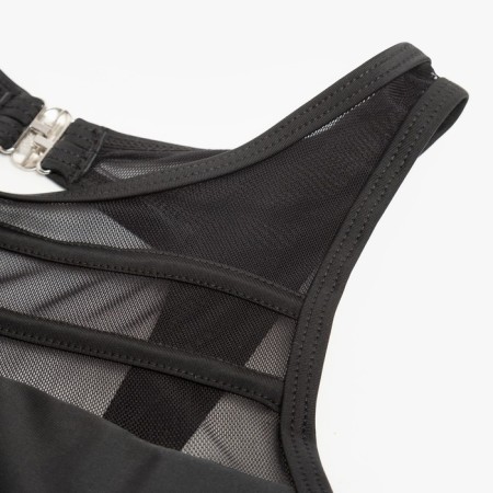 Swimsuit female adhesive minku color black, size 44-9