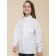 Blouse for girls, height 128 cm, white color