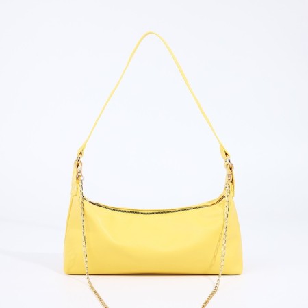 Baget bag with lightning, yellow color