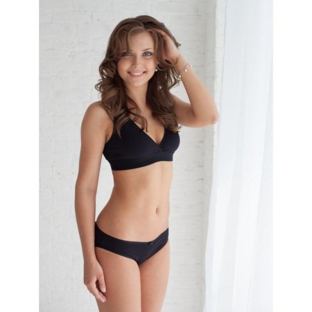 Top female pre-poslerodic Anna, black color, size 85-D-1