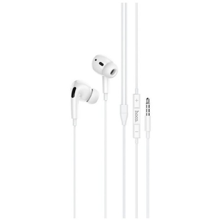 Hoco M1 Pro headphones, wired, vacuum, microphone, jack 3.5, 1.2 m, white-3