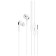 Hoco M1 Pro headphones, wired, vacuum, microphone, jack 3.5, 1.2 m, white
